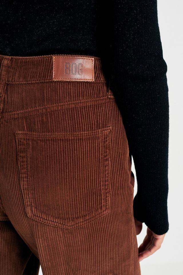 BDG Flood Wide Leg Brown Corduroy Jeans #9