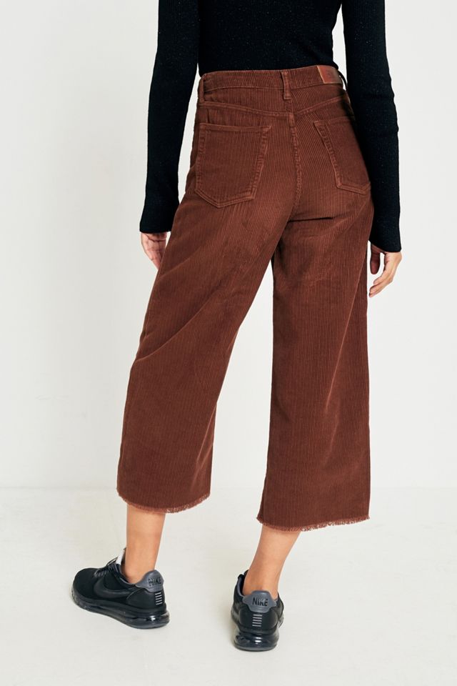 BDG Flood Wide Leg Brown Corduroy Jeans #10
