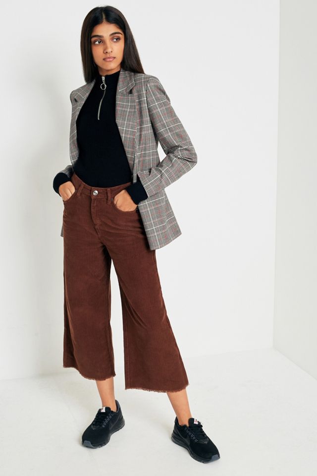 BDG Flood Wide Leg Brown Corduroy Jeans #12