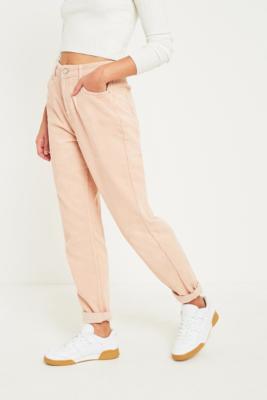 bdg pink corduroy mom jeans