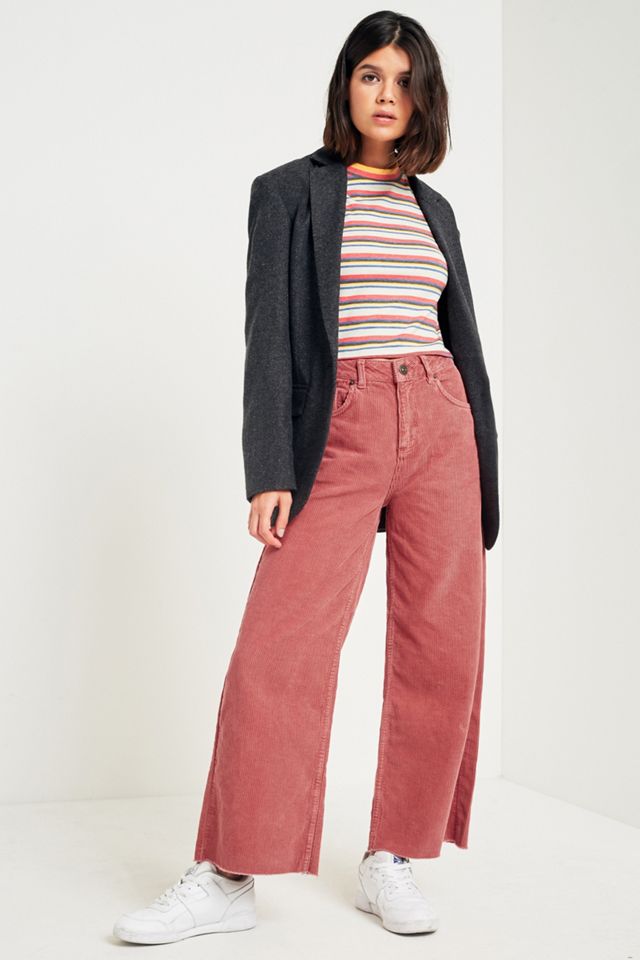 BDG Skater Jeans In Velluto a Coste Rosa #2