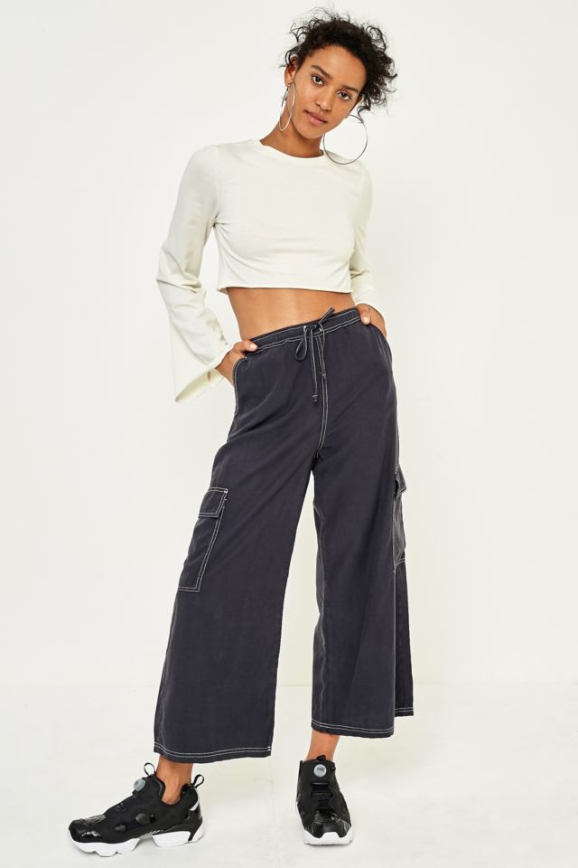 BDG Tencel Cargo Culottes | Urban Outfitters UK