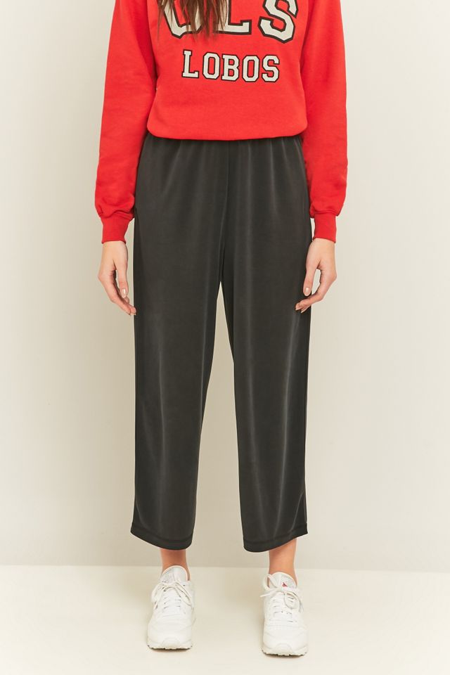 Light Before Dark Black Cupro Wide-Leg Trousers #5