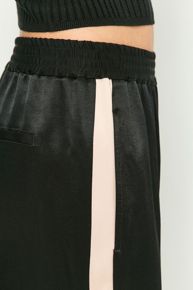 Light Before Dark Side Striped Black Button Trousers #2