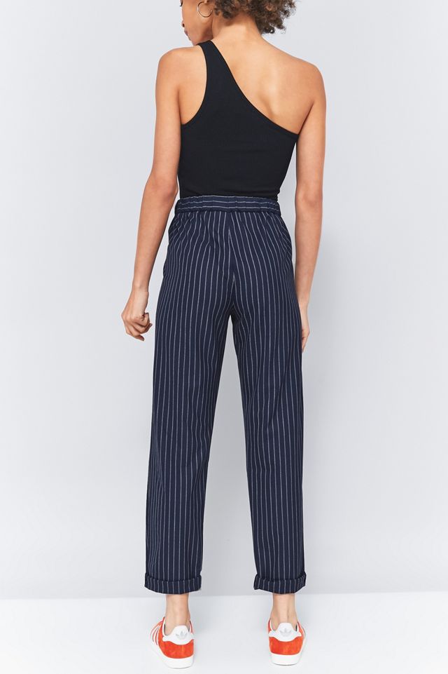 Light Before Dark Pinstriped Pleated Front Trousers #3