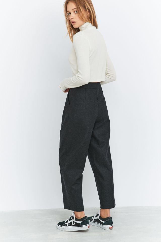 Light Before Dark Grey Flannel Cocoon Trousers #2