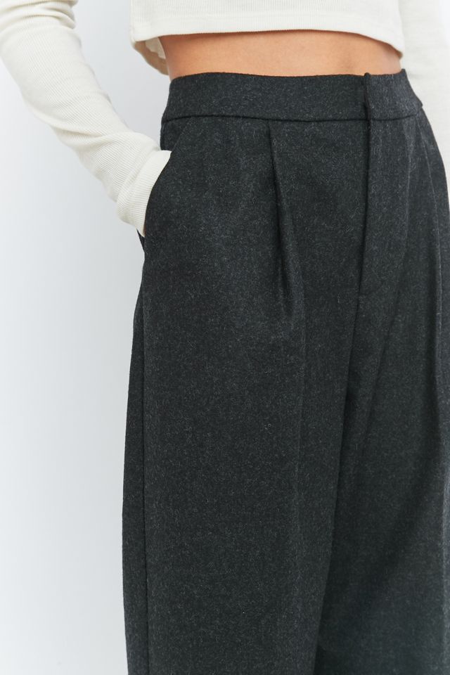 Light Before Dark Grey Flannel Cocoon Trousers #5