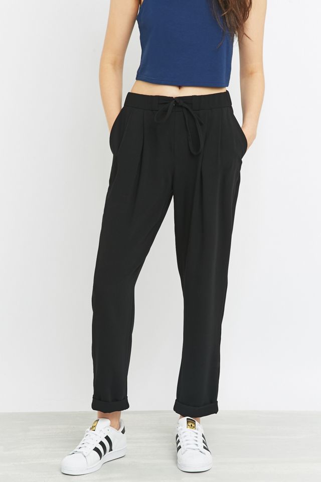Light Before Dark Zip-Front Black Trousers #5