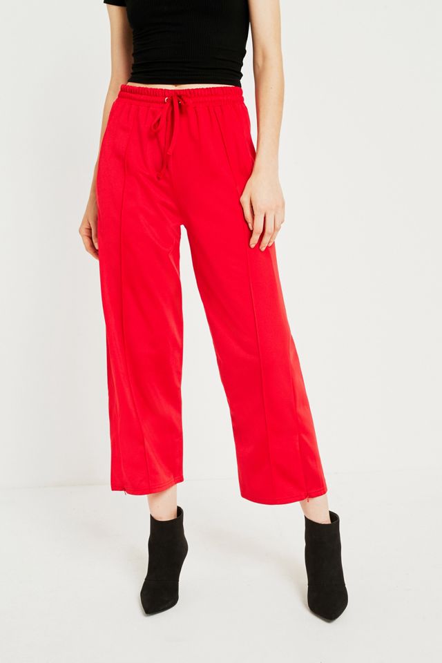 BDG Red Track Culottes  #1