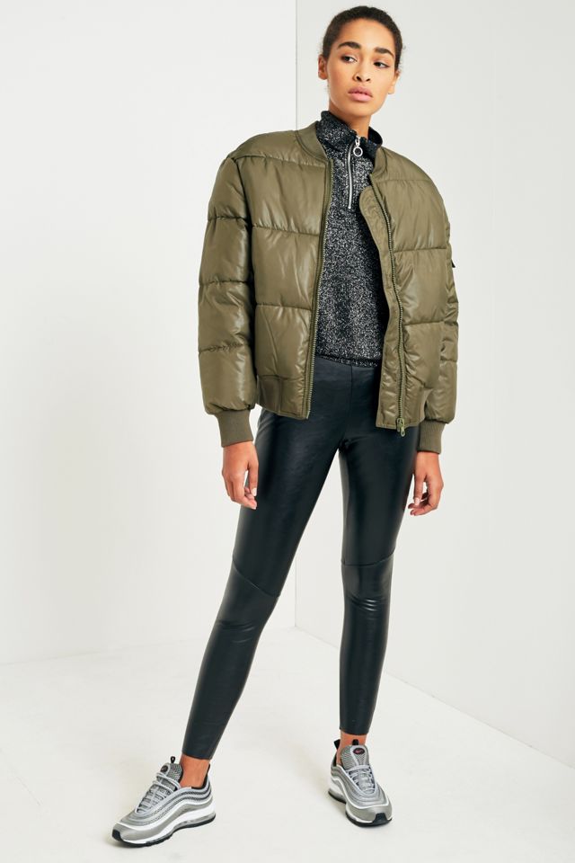 Light Before Dark Liquid Faux Leather Leggings #3