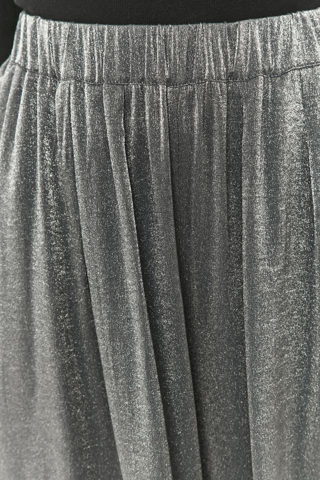Light Before Dark Silver Shimmer Palazzo Trousers #2