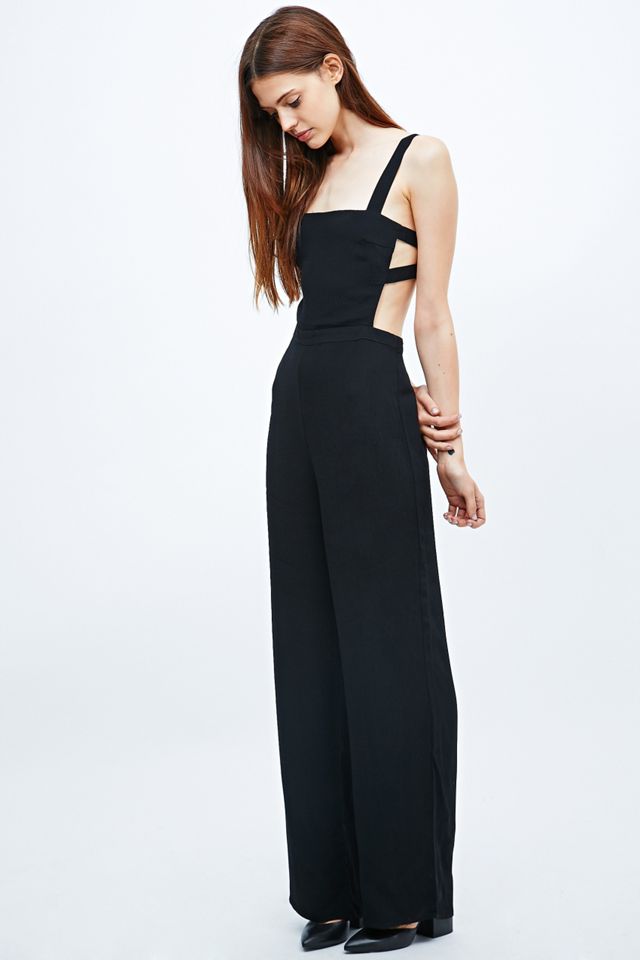 Silence + Noise Josie Jumpsuit in Black Urban Outfitters UK