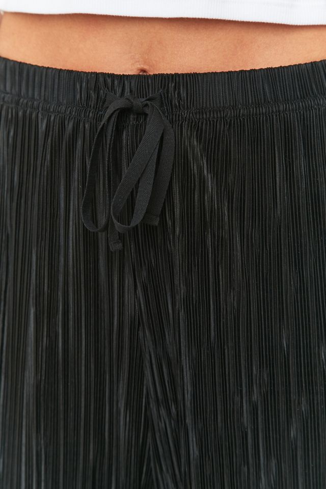 Light Before Dark Pleated Black Wide-Leg Trousers #5
