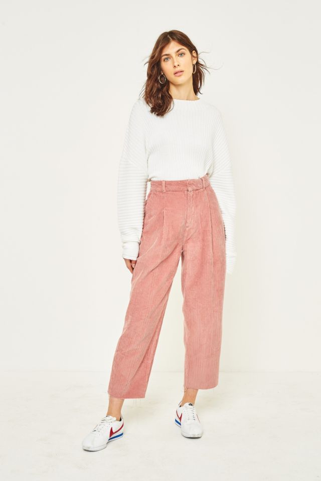 Pink corduroy deals pants urban outfitters