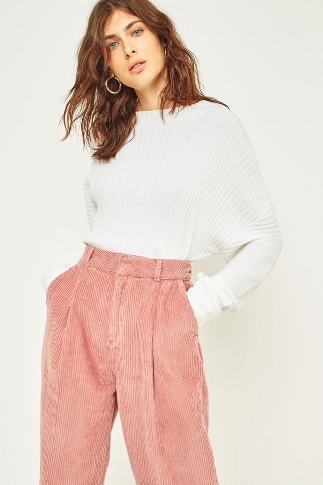 BDG Pink Corduroy Cocoon Trousers #2