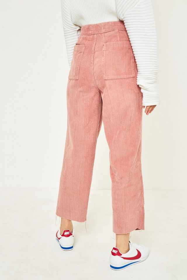 BDG Pink Corduroy Cocoon Trousers #3