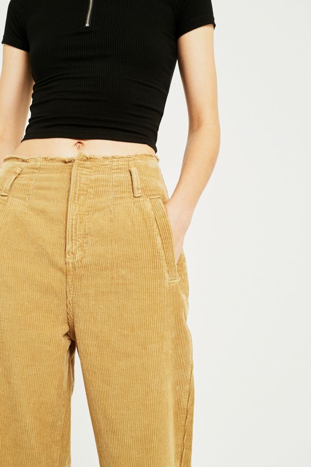 BDG Puddle Light Brown Corduroy Trousers #2