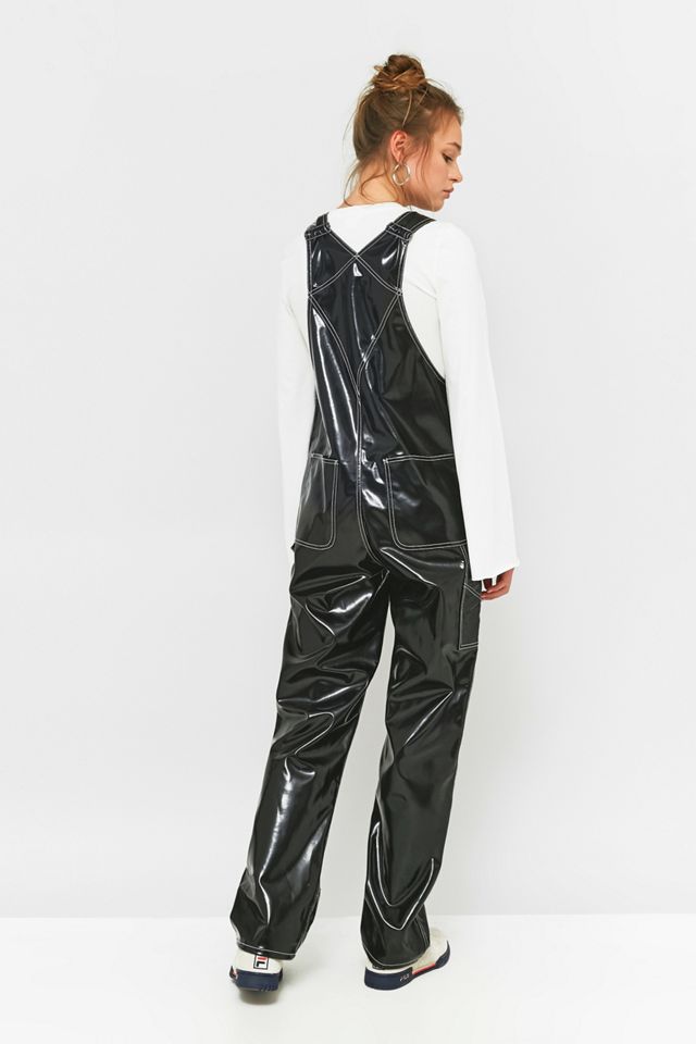 MadeMe Black Patent Dungarees #1