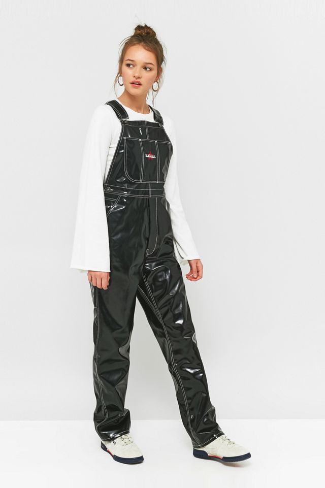 MadeMe Black Patent Dungarees #4