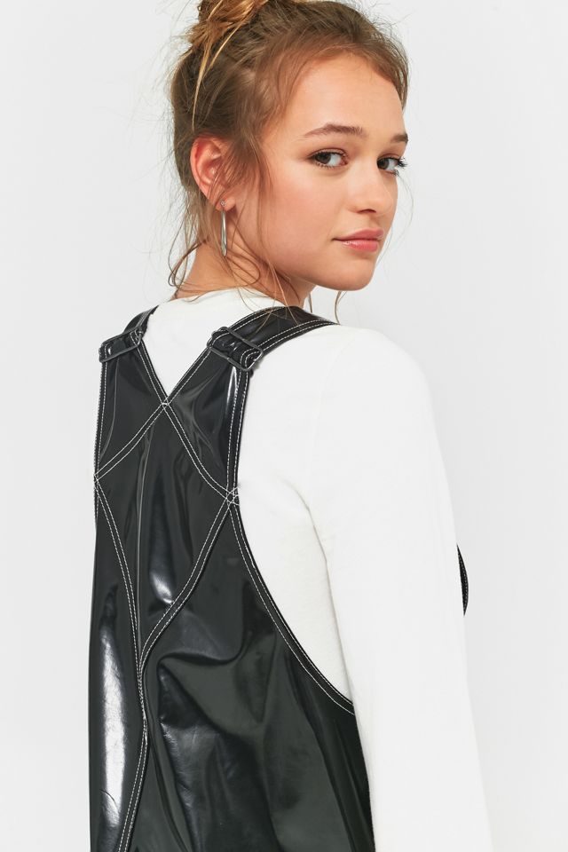 MadeMe Black Patent Dungarees #5