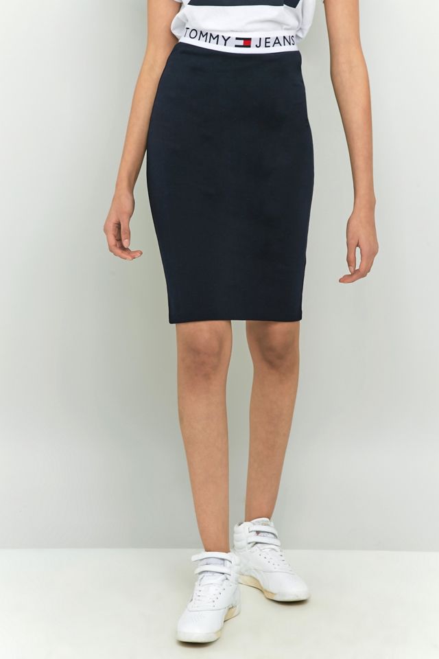 Tommy Hilfiger '90s Bodycon Logo Waistband Skirt #2