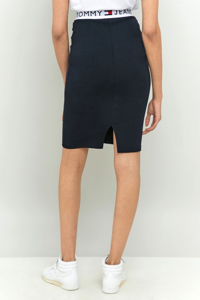 Tommy Hilfiger '90s Bodycon Logo Waistband Skirt #3