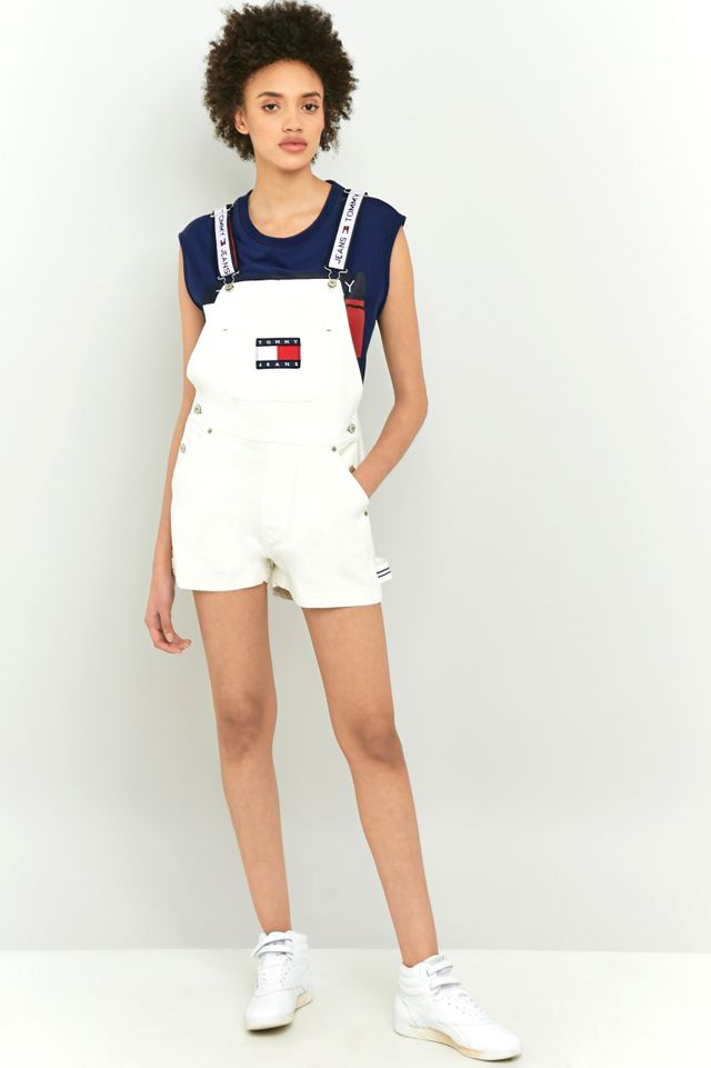 Tommy Hilfiger '90s White Shorts Dungarees #1