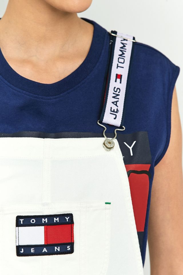 Tommy Hilfiger '90s White Shorts Dungarees #2