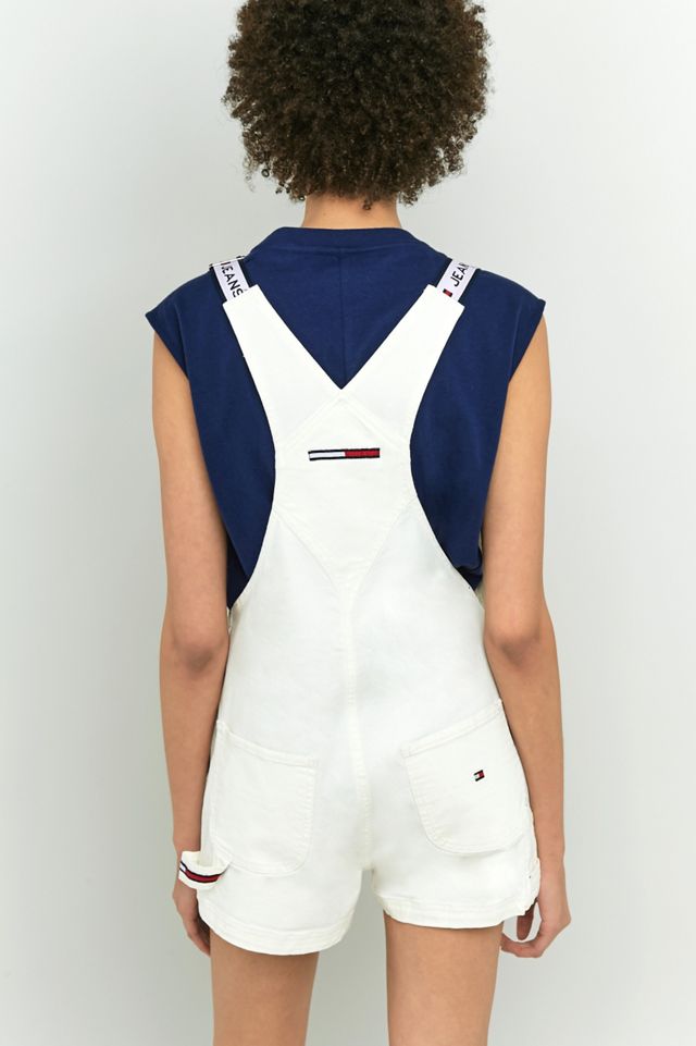 Tommy Hilfiger '90s White Shorts Dungarees #3