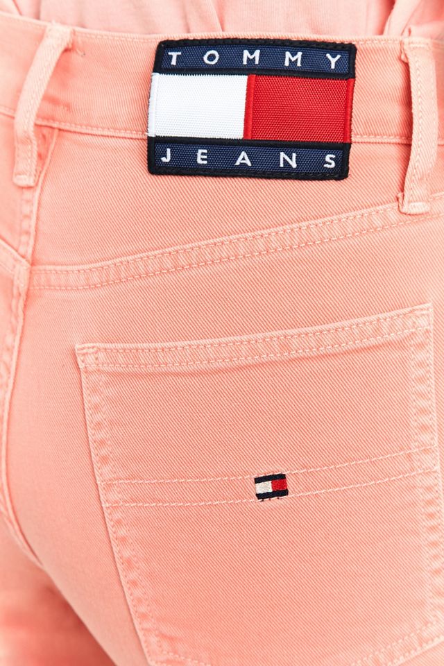 Tommy Jeans '90s Pink High Waisted Cropped Jeans #5