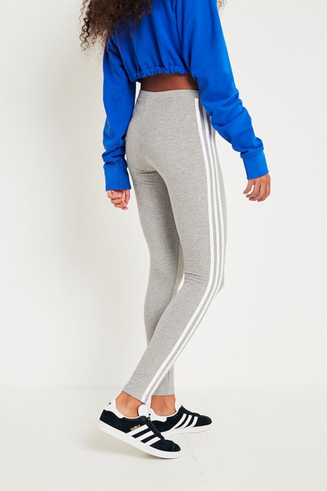 adidas Originals 3-Stripe Grey Leggings #2