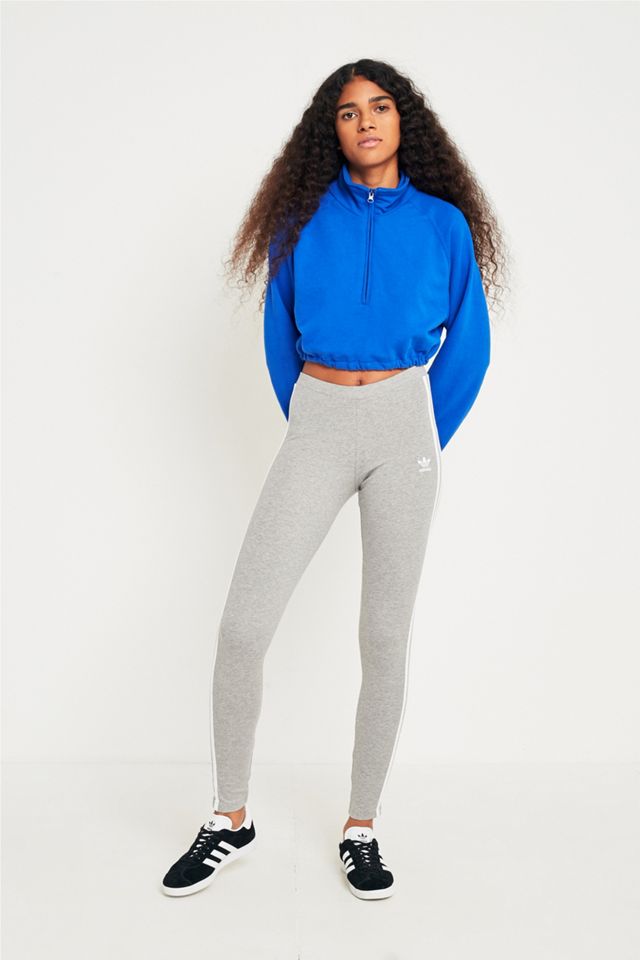 adidas Originals 3-Stripe Grey Leggings #3