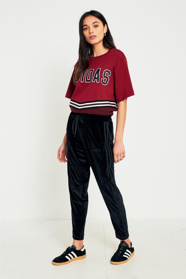 Adidas best sale velvet trousers