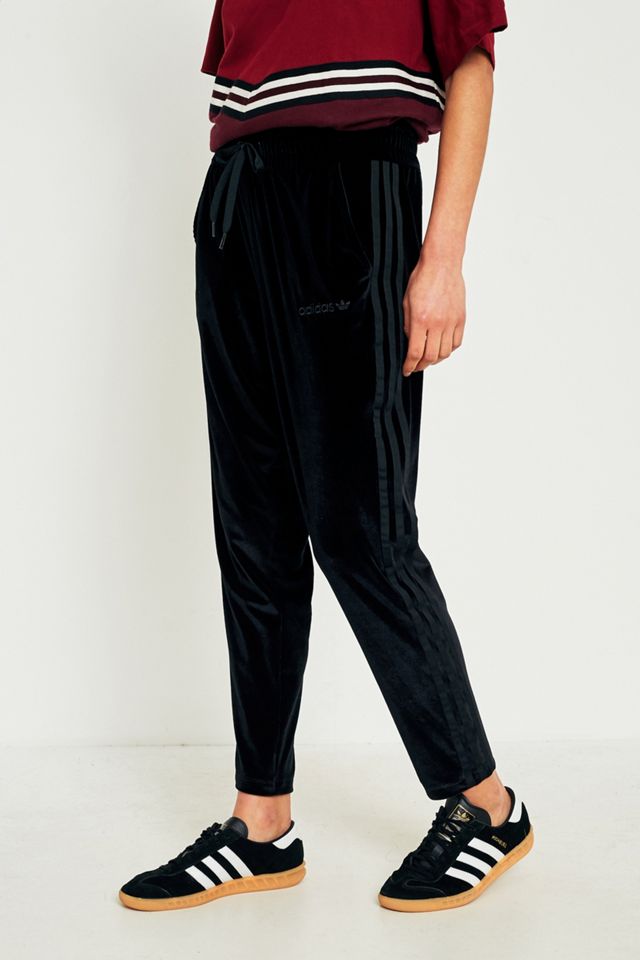 adidas Originals Black Velvet Track Trousers #1