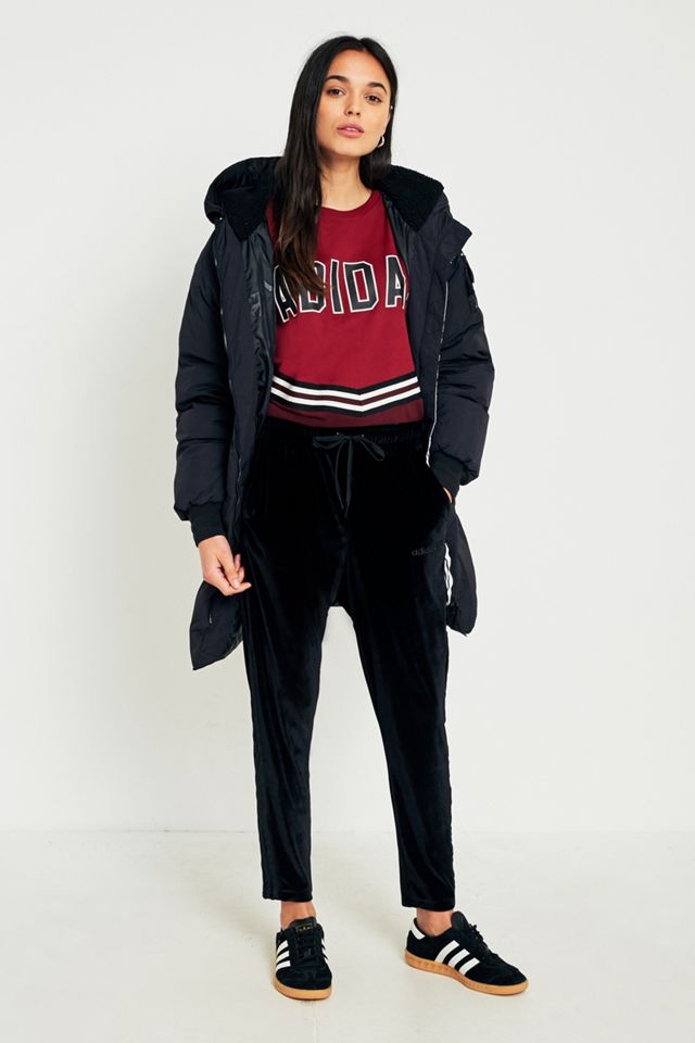 adidas Originals Black Velvet Track Trousers #5