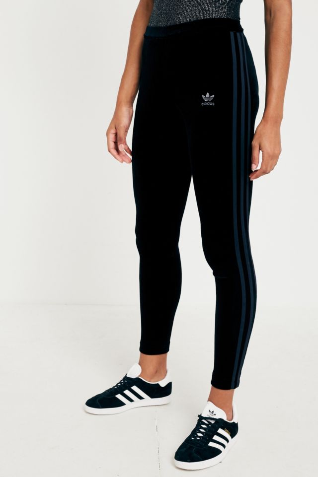 Adidas velvet clearance vibes leggings black