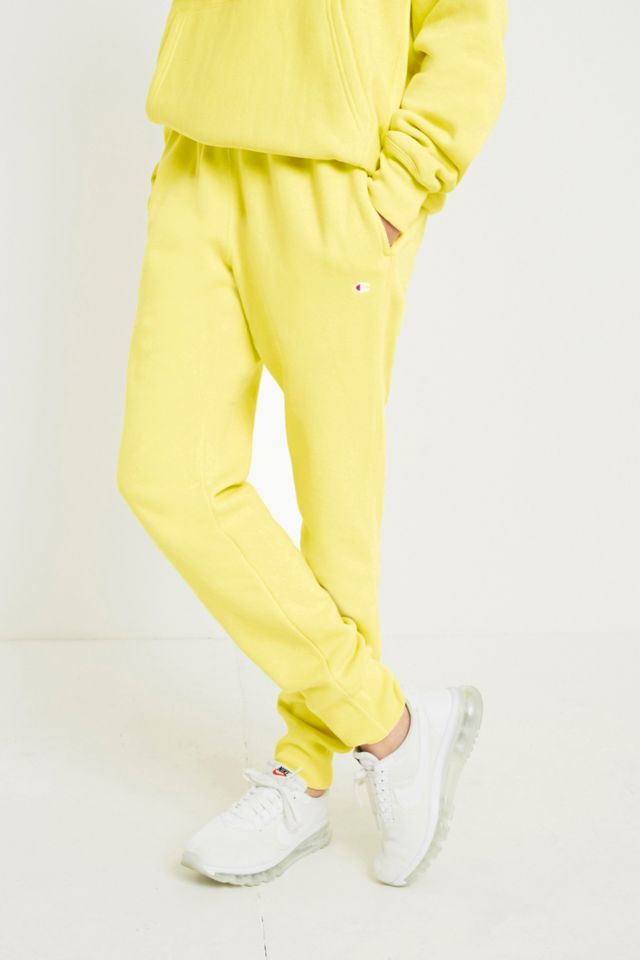 Champion sweatpants hot sale mens yellow