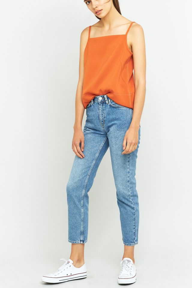 Wood Wood Eve Classic Blue Cropped Pantalones vaqueros de pierna recta #2