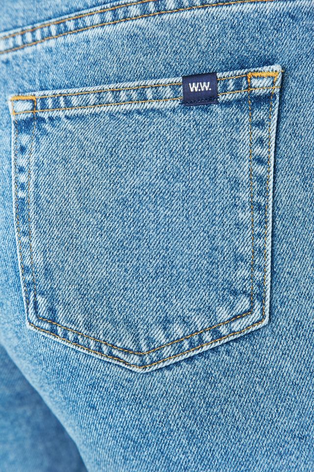 Wood Wood Eve Classic Blue Cropped Pantalones vaqueros de pierna recta #5