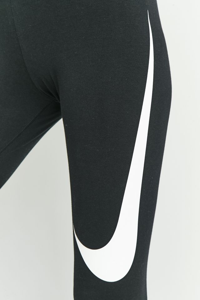 Nike - Leggings à logo virgule noirs #5