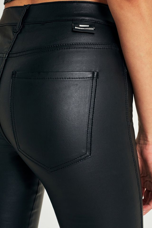 Dr. Denim Plenty Black Metal Coated Jeans #5