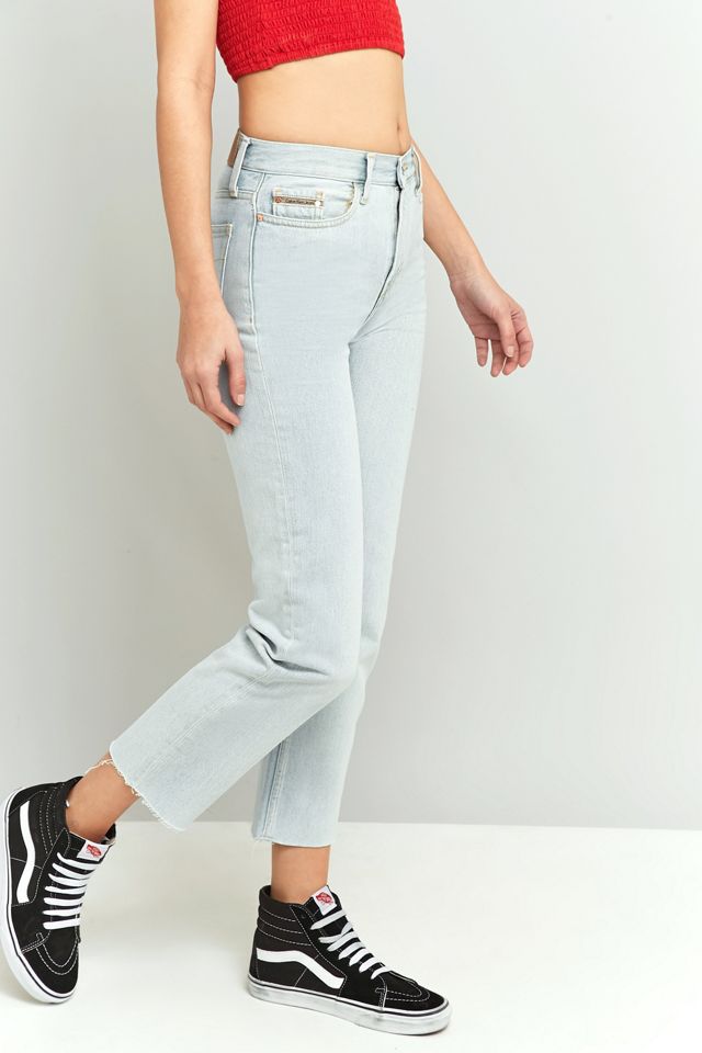 Calvin Klein Jeans Cropped High-Rise Straight Leg Jeans #2