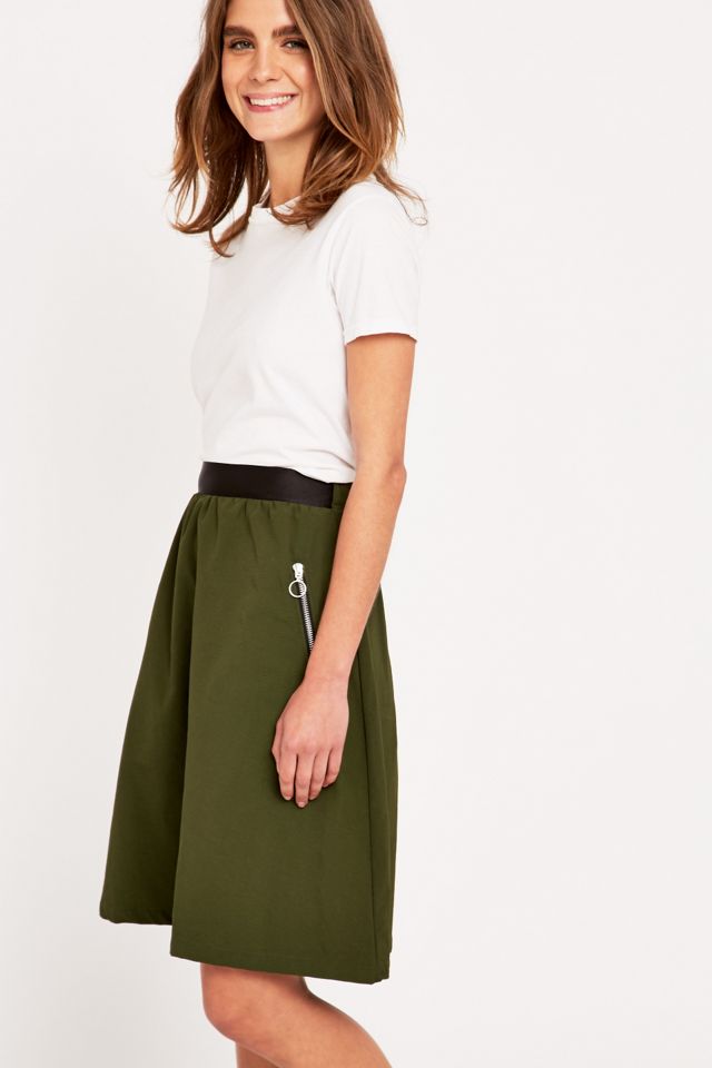 Libertine-Libertine Zero Zip Green Skirt #1