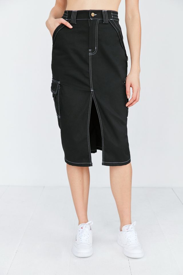 Dickies X UO Cargo Gonna Midi a punto di contrasto #5