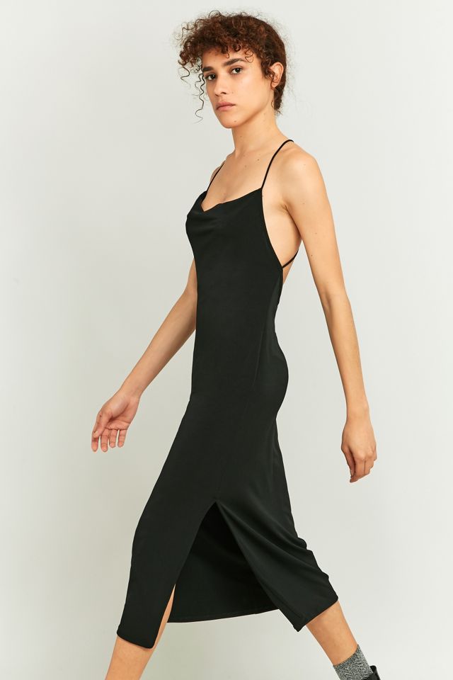 Sparkle & Fade Cowl Neck Strappy Back Midi Slip Dress #2