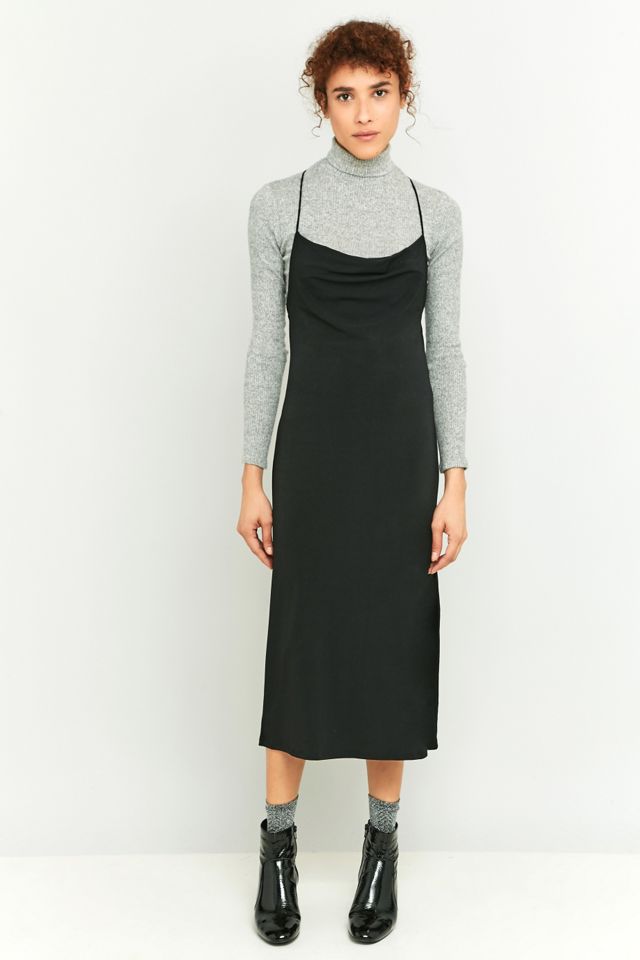 Sparkle & Fade Cowl Neck Strappy Back Midi Slip Dress #3