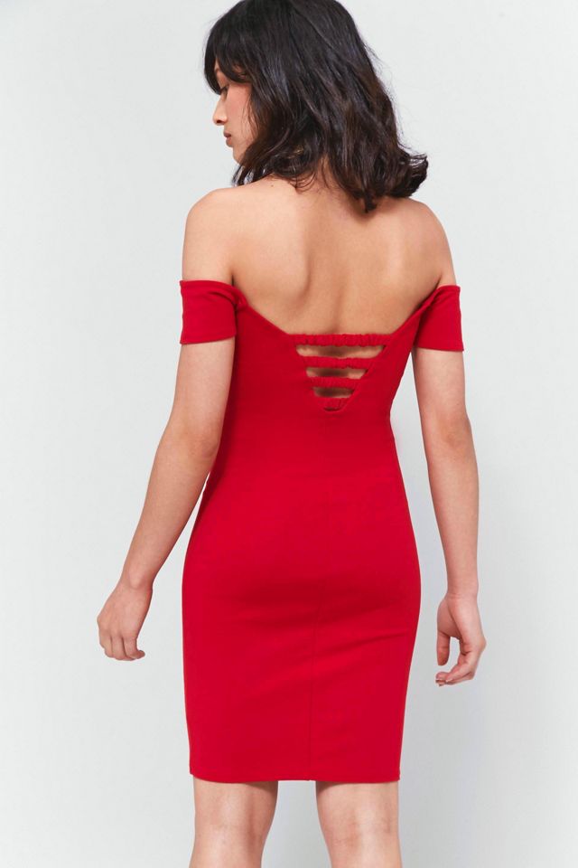 Sparkle & Fade Sweetheart Off-The-Shoulder Dress #3