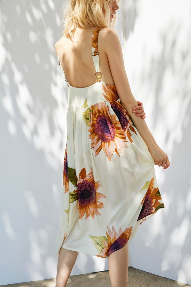 Kimchi Blue - Robe midi Fleur coupe babydoll à motif fleuri #1