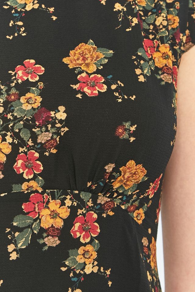 Urban Outfitters - Robe à imprimé floral noire #5