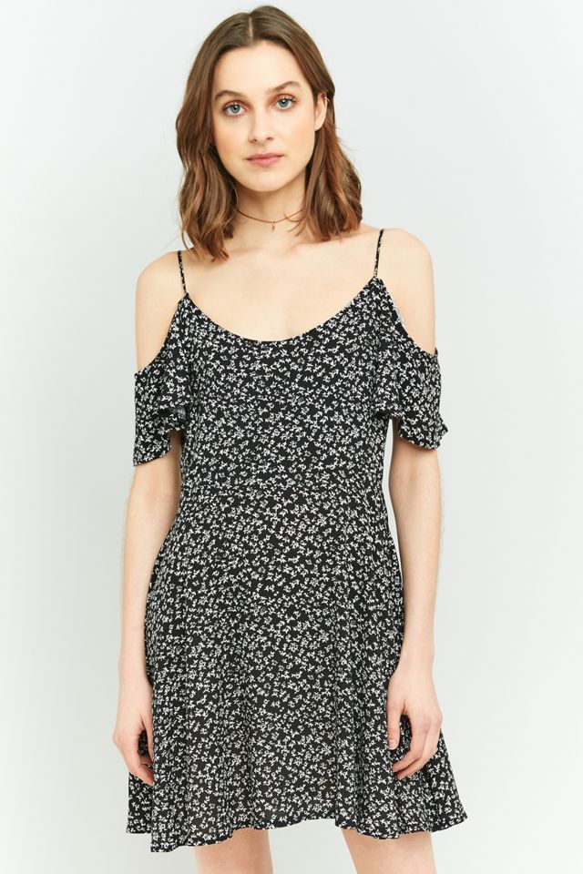 Pins & Needles Floral Cold Shoulder Flippy Dress #2